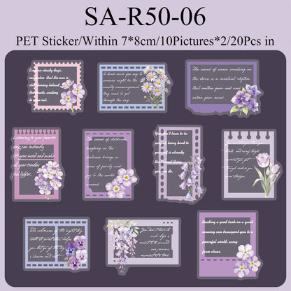 Flower Lane Post Series Sticker