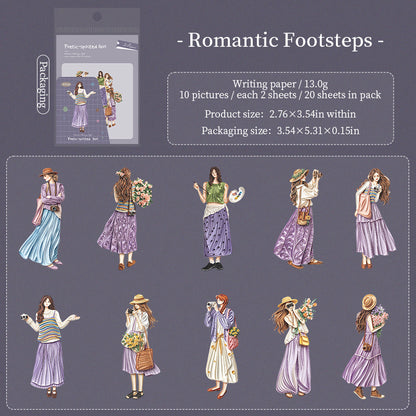 Poetic Girl Series Sticker