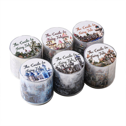 Fairy Tales Castles Series Die Cutting PET Tape