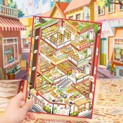 Food Supermarket Series 3D Sticker for journaling, scrapbooking and collage