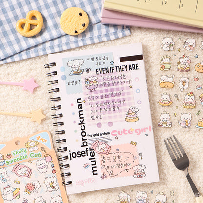 Milk Cute Companion Series Sticker for journaling, scrapbooking and collage