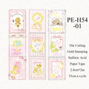 Fairy Tale Town Series Die Cutting Gold Stamping Sulfuric Acid Paper Tape