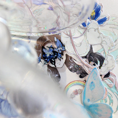 Whole Roll 4.8cm*10m Daydream Dance Glass Light PET Tape