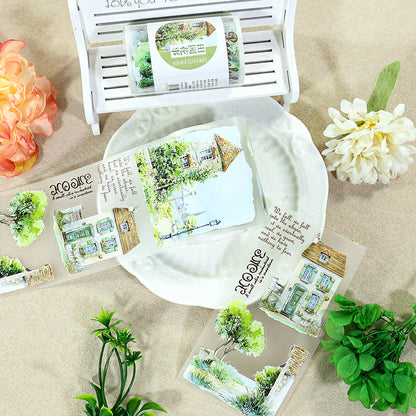 Country Flower Events Die Cutting Fog PET Tape featuring flower designs for journaling, scrapbooking and collage
