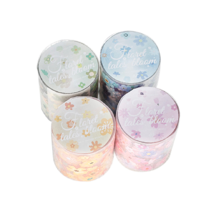 Little Flower Story Series Die Cutting Synthetic Paper Tape