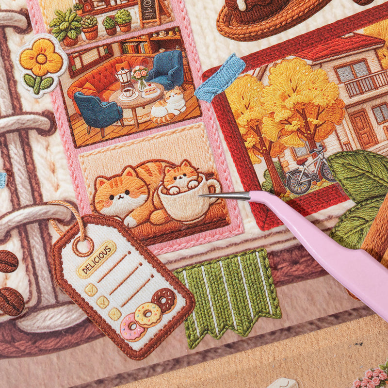 Wondrous Journey Series 3D Sticker for journaling, scrapbooking and collage