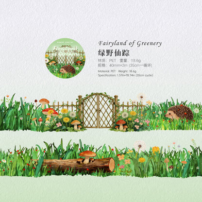 Flower Field Series PET Tape