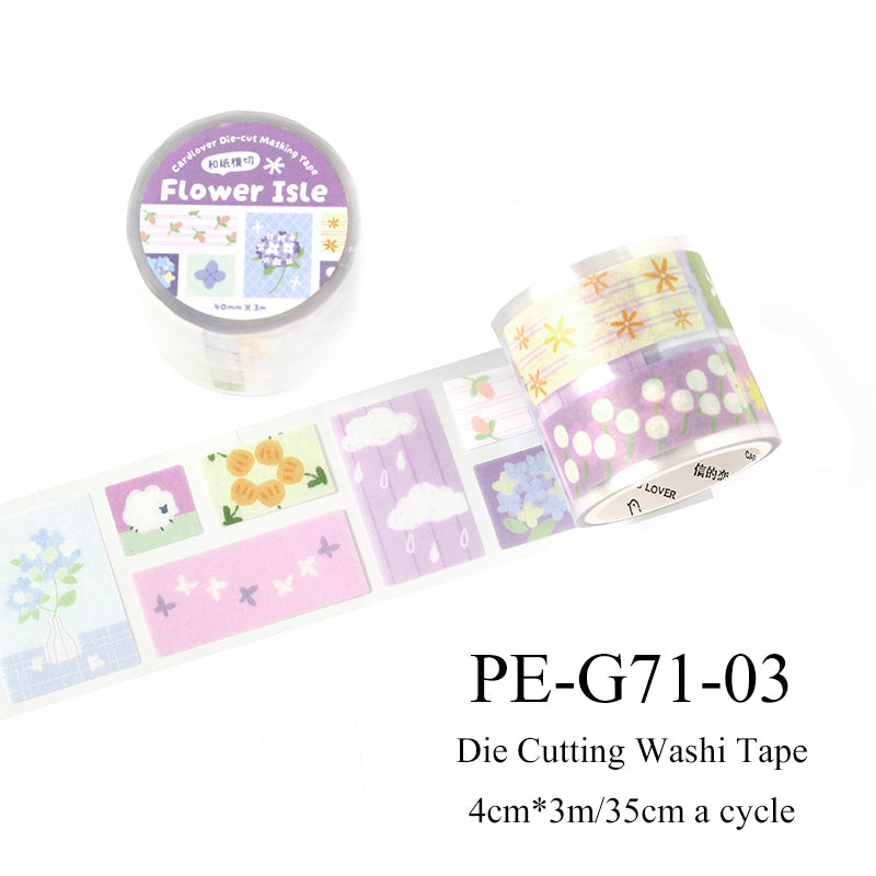 Endless Summer Series Die Cutting Washi Tape