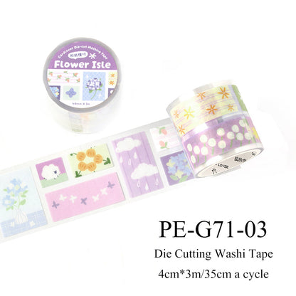 Endless Summer Series Die Cutting Washi Tape