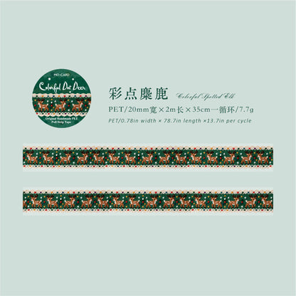 Christmas Plaid Series PET Tape
