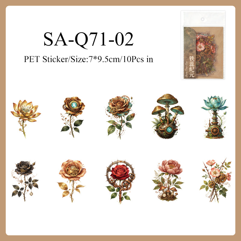 Different Flowers Record Series Sticker