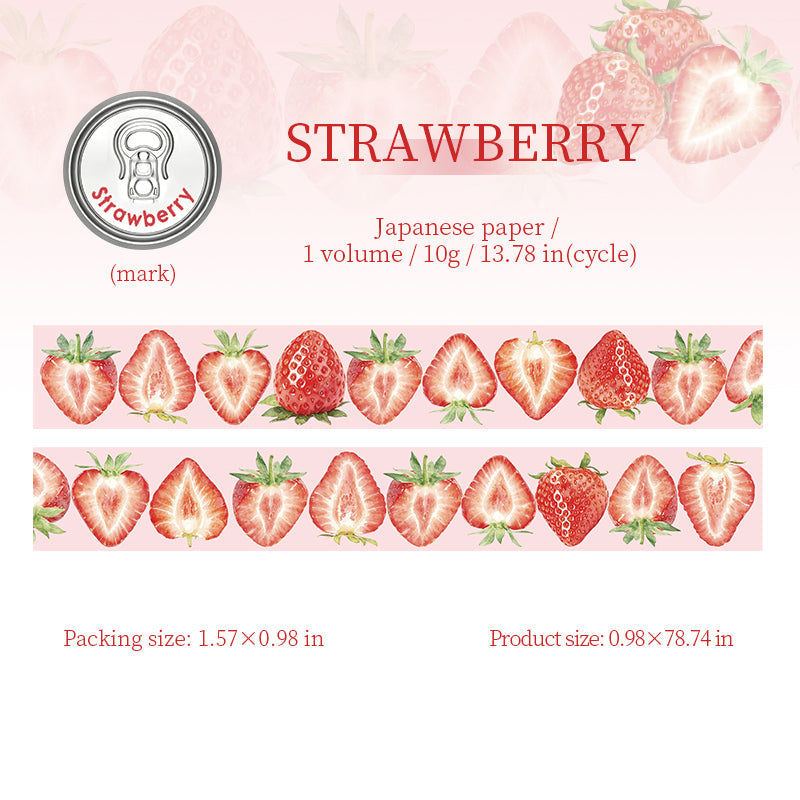 Fruit Canned Food Series Washi Tape