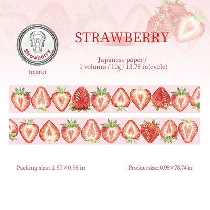 Fruit Canned Food Series Washi Tape