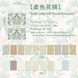 Soft-colored Floral Brocade