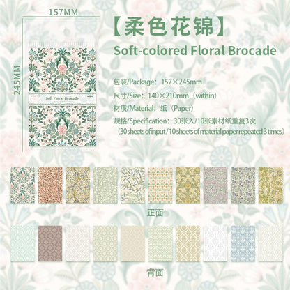 Pick Sweet Rose Material Paper