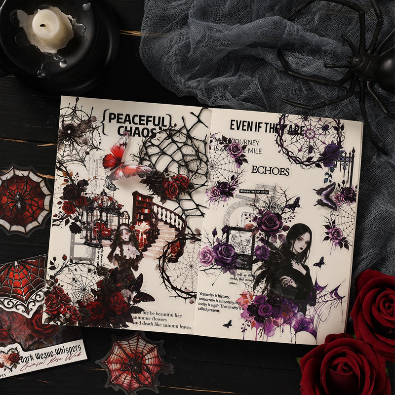 Darkweave Secret Series Sticker featuring secret designs for journaling, scrapbooking and collage