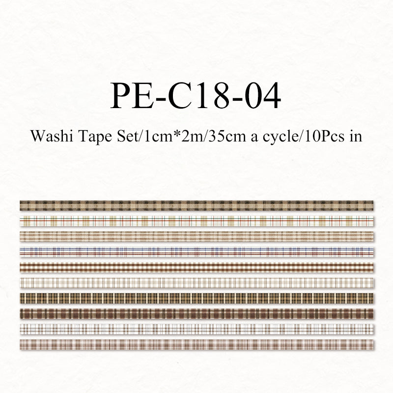 Basic Life Series Washi Tape Set