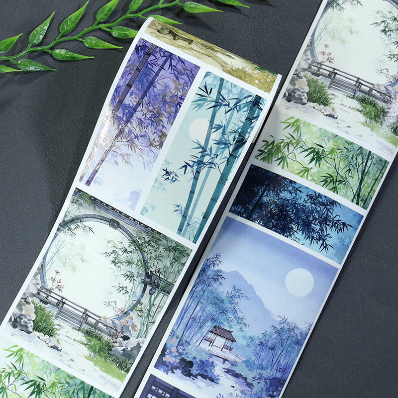 Charm Of Bamboo Washi Tape for journaling, scrapbooking and collage