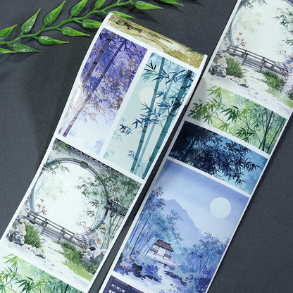 Charm Of Bamboo Washi Tape for journaling, scrapbooking and collage