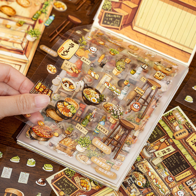 Local Attractions 3D Sticker Book featuring book designs for journaling, scrapbooking and collage