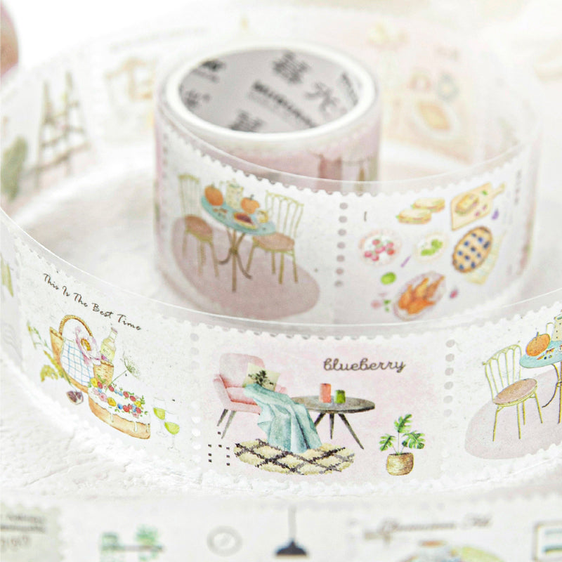 Interwoven With Spring Scenery Series Die Cutting Washi Tape featuring spring designs for journaling, scrapbooking and collage