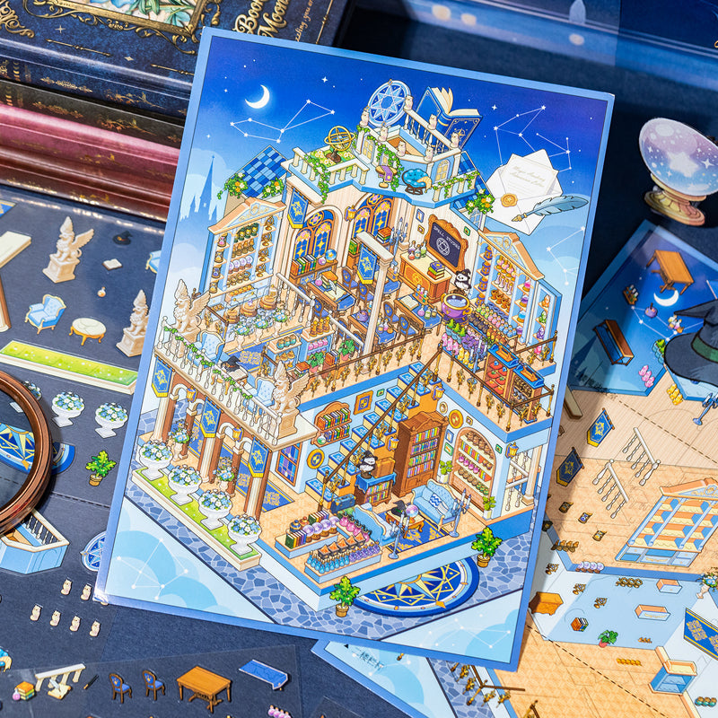 Magic Academy Series 3D Sticker for journaling, scrapbooking and collage