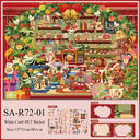 Christmas Warm House Series 3D Sticker