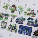 Whole Roll 7.5cm*5m Summer Garden PET Tape