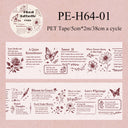 Ink Stains Letter Series PET Tape