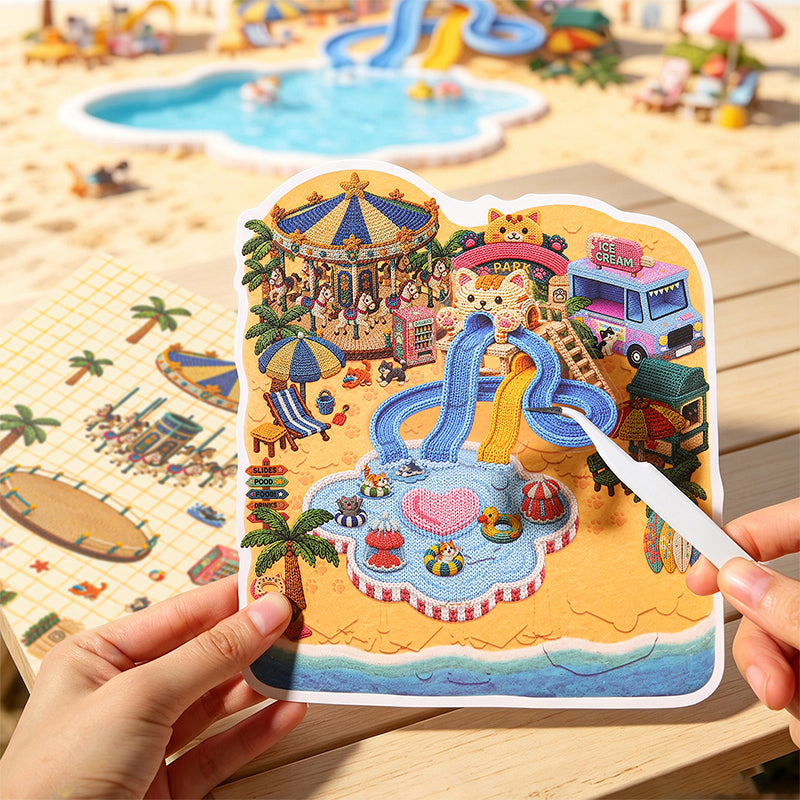 Pet Paradise Series 3D Sticker for journaling, scrapbooking and collage