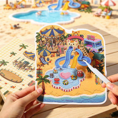 Pet Paradise Series 3D Sticker for journaling, scrapbooking and collage
