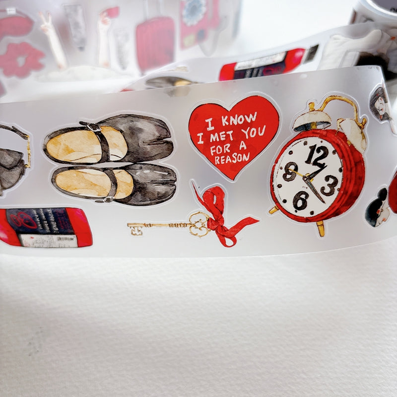 6cm*166cm Mofei Die Cutting Washi/PET/Fog PET Tape