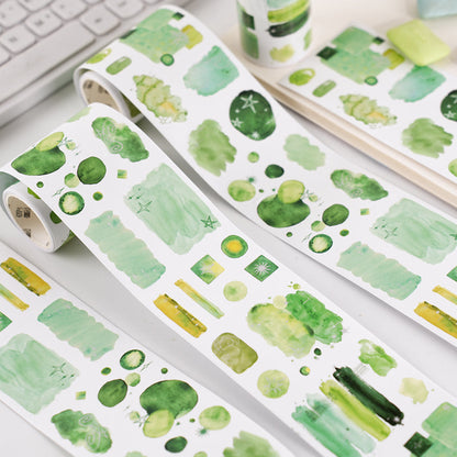 Dyeing Collection Series Die Cutting Washi Tape for journaling, scrapbooking and collage