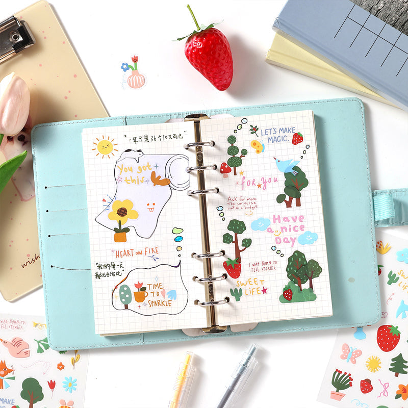 Cloud Travel Series Sticker featuring cloud designs for journaling, scrapbooking and collage