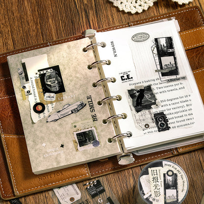 Film photography series Die Cutting PET Tape for journaling, scrapbooking and collage
