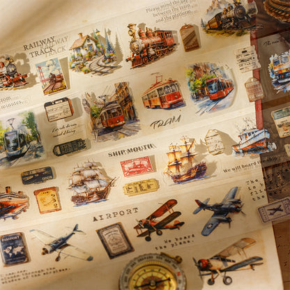 Era's Journey Series Die Cutting PET Tape for journaling, scrapbooking and collage