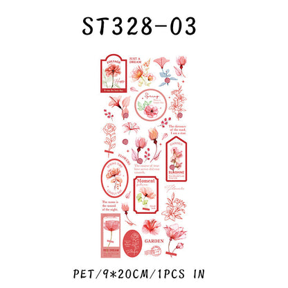 Mountain floral Sticker