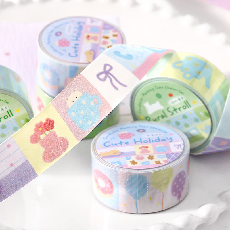 Yoyo's Diary Series Washi Tape for journaling, scrapbooking and collage