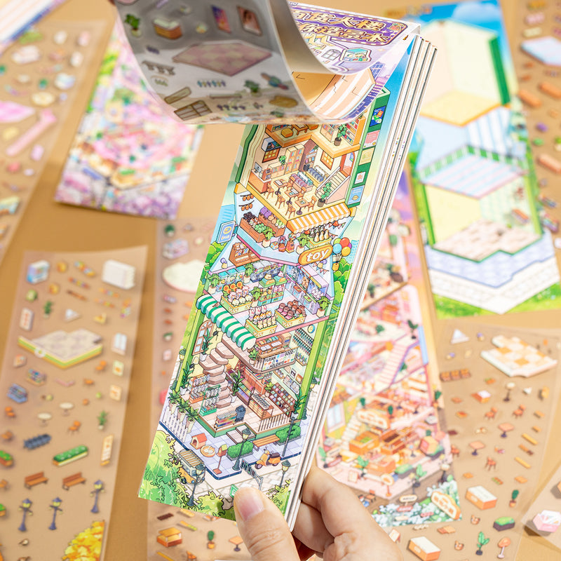 Department Store Series 3D Sticker for journaling, scrapbooking and collage