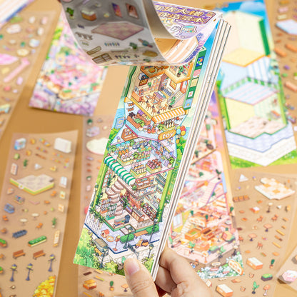 Department Store Series 3D Sticker for journaling, scrapbooking and collage