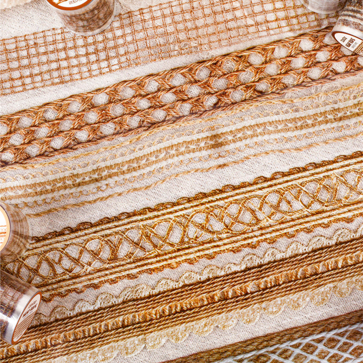 Hemp rope series PET Tape for journaling, scrapbooking and collage