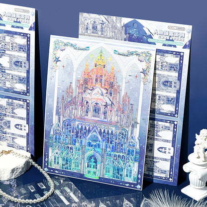 Mermaid Hymn Series 3D Sticker for journaling, scrapbooking and collage