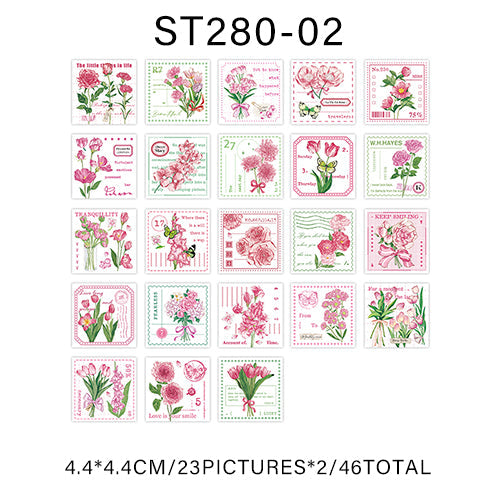 Flowers in the Mirror Sticker