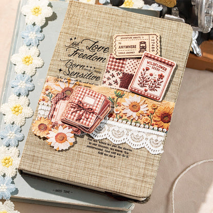Weaving Narrative Series Sticker for journaling, scrapbooking and collage