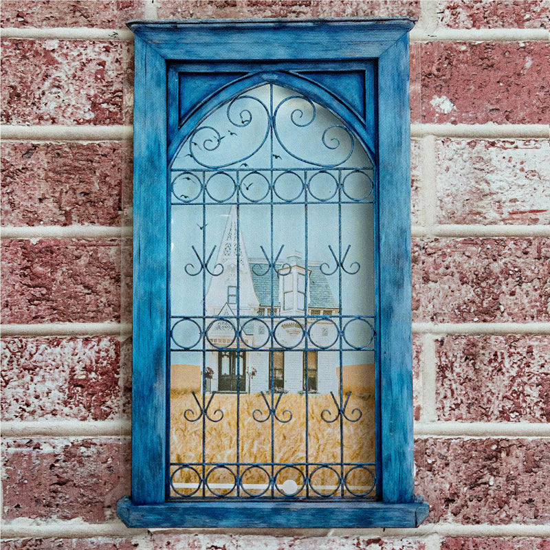 Ironwork Stained Window Series Sticker featuring wind designs for journaling, scrapbooking and collage