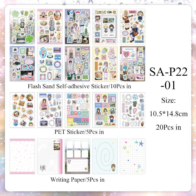 Disordered Past Series Sticker Book
