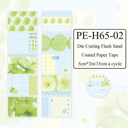 Sustained Dopamine Series Die Cutting Flash Sand Coated Paper Tape