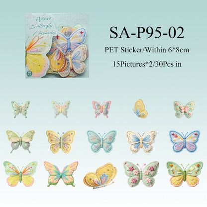 Fabric Butterfly Chronicles Series Sticker