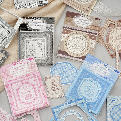 Border Narrative Series Sticker for journaling, scrapbooking and collage