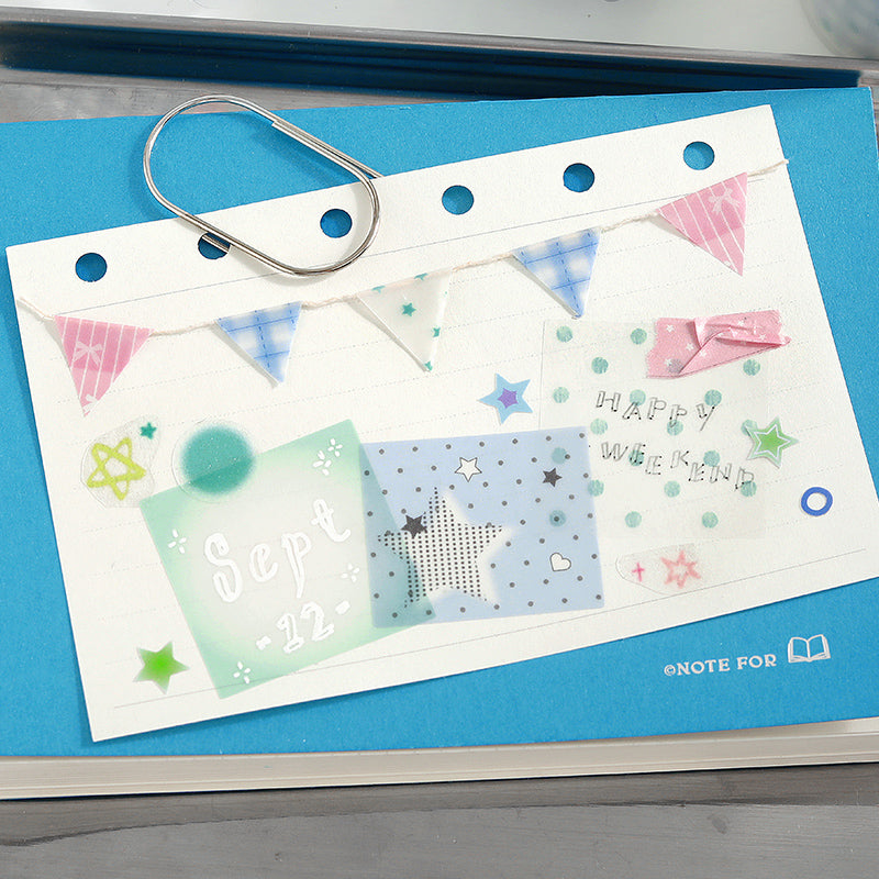 Wave Dots Series Die Cutting Tracing Paper Tape